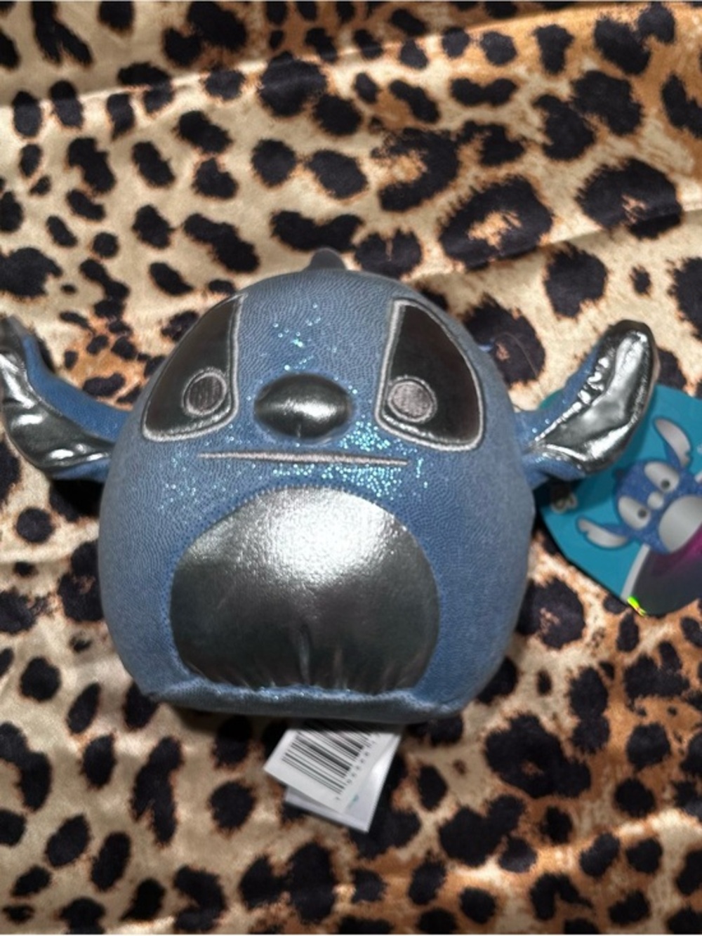 Disney 100 Stitch Silver & Blue 5 inch Plush Squishmallow Toy